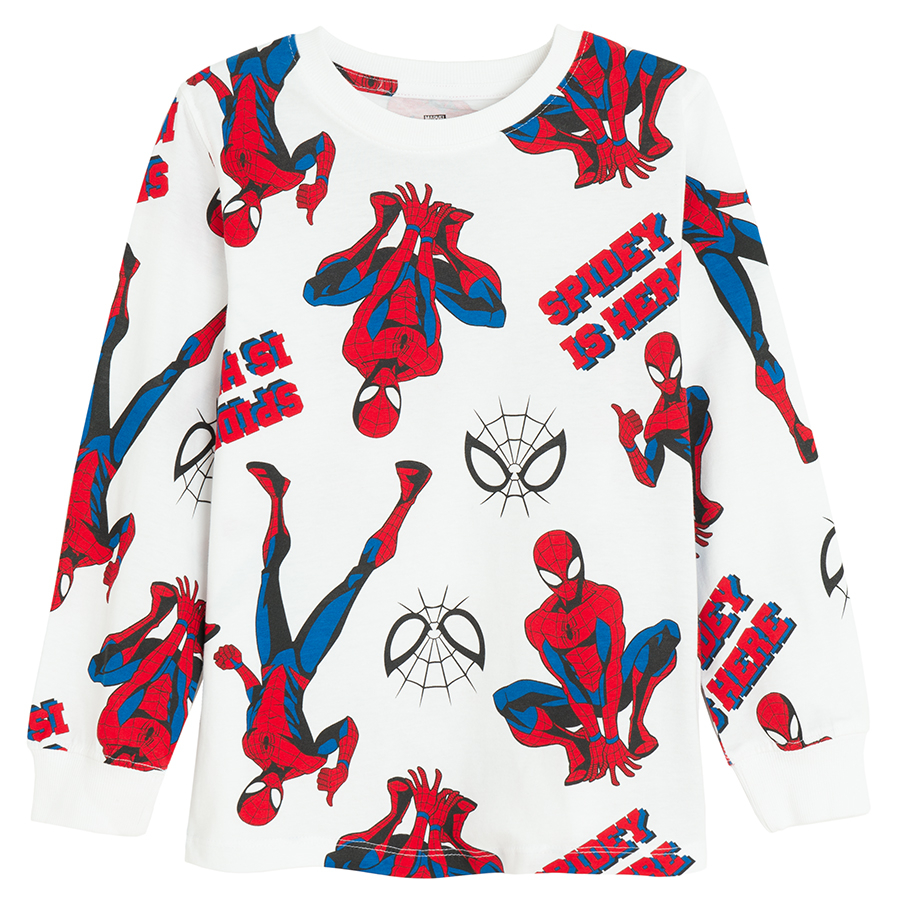 Spiderman white, red and black T-shirts- 3 pack