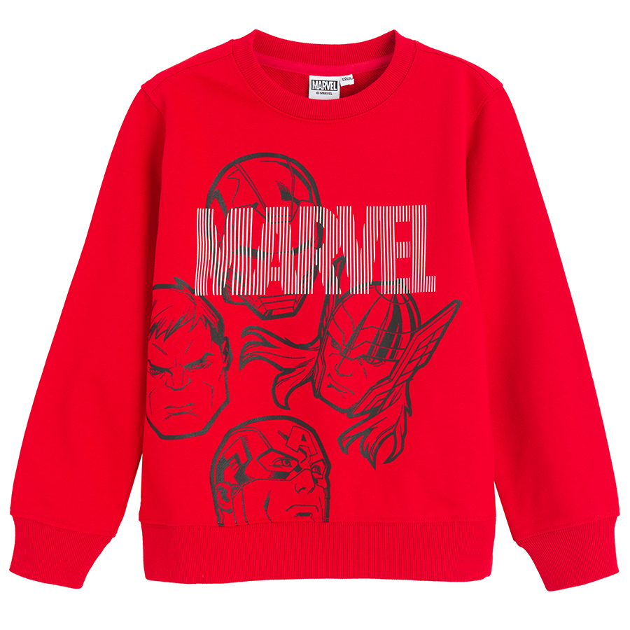 Marvel heroes red sweatshirt Coolclub