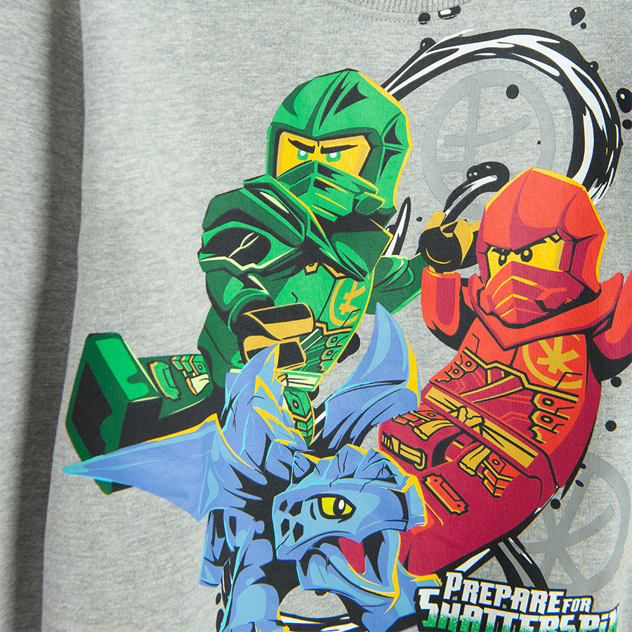 Ninjago light greysweatshirt