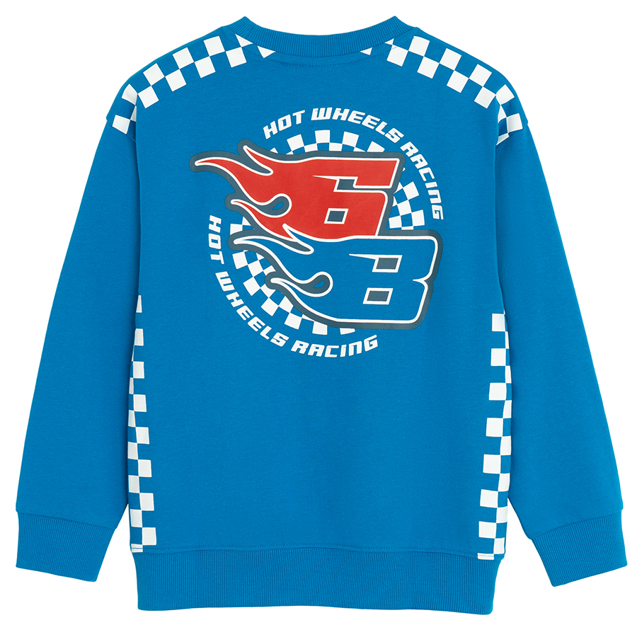 HotWheels blue sweatshirt