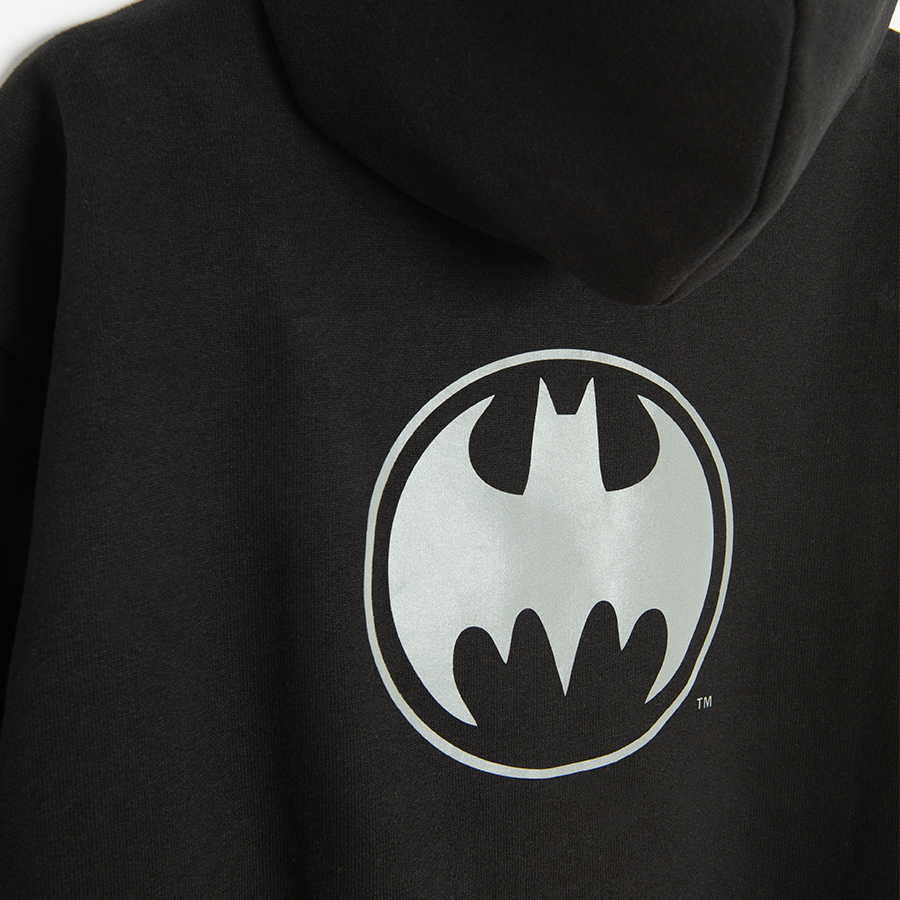 Batman zip through hooded sweatshirt