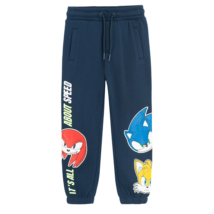 Sonic blue jogging pants