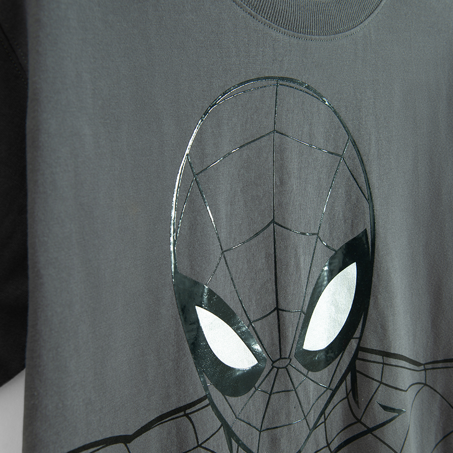 Spiderman dark grey drop shoulders sweatshirt