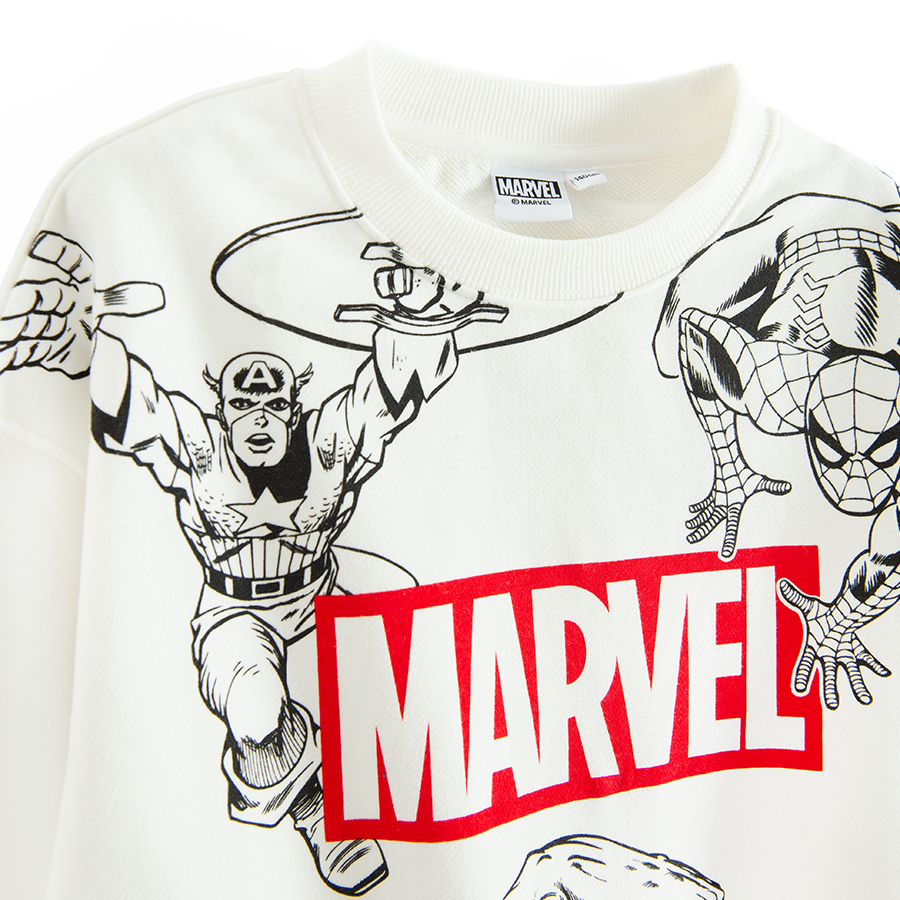 MARVEL white sweatshirt