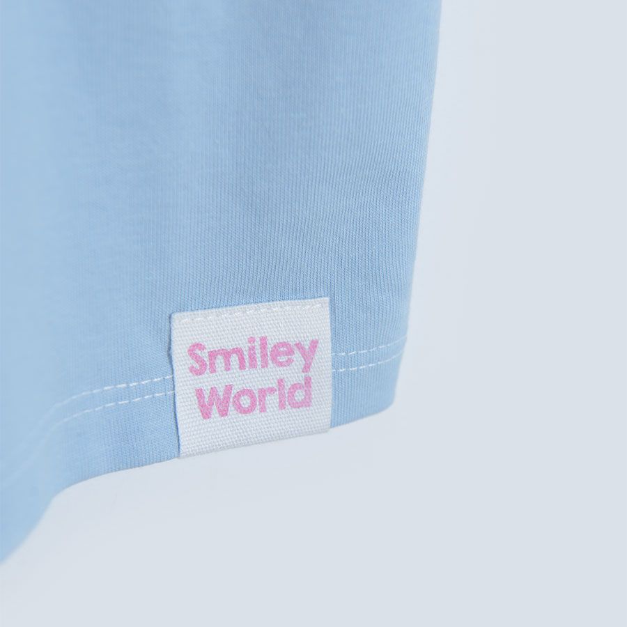 Smiley white short sleeve T-shirt