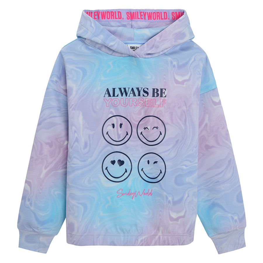 Smiley hooded sweatshirt Coolclub