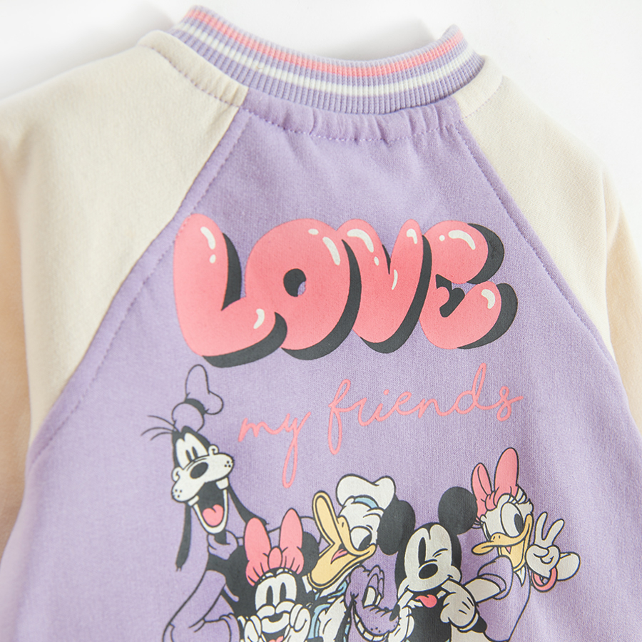 Minnie Mouse purple sweatshirt