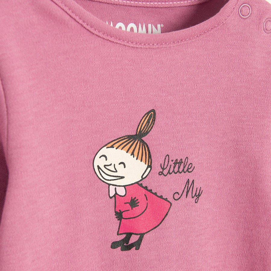 Moomins long sleeve bodysuits- 4 pack