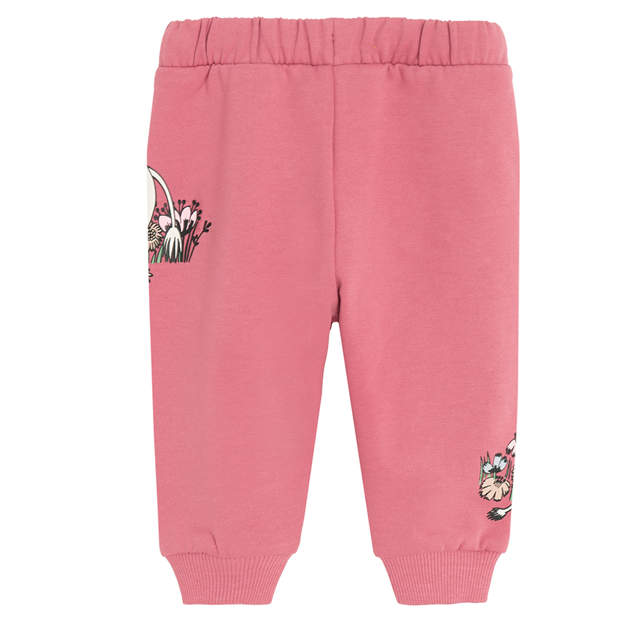 Moomins grey and burgundy jogging pants- 2 pack