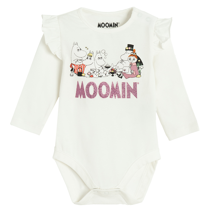 Moomins white long sleeve bodysuit