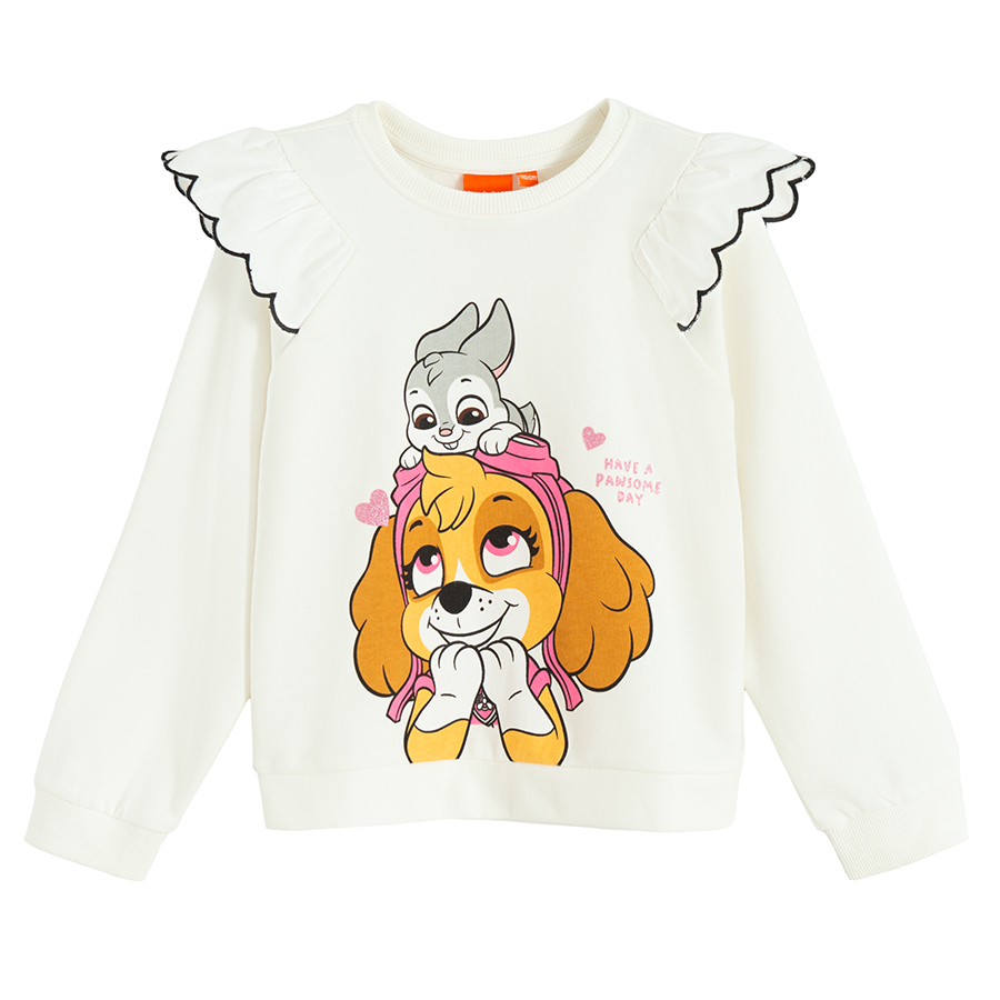 Paw Patrol white sweatshirt