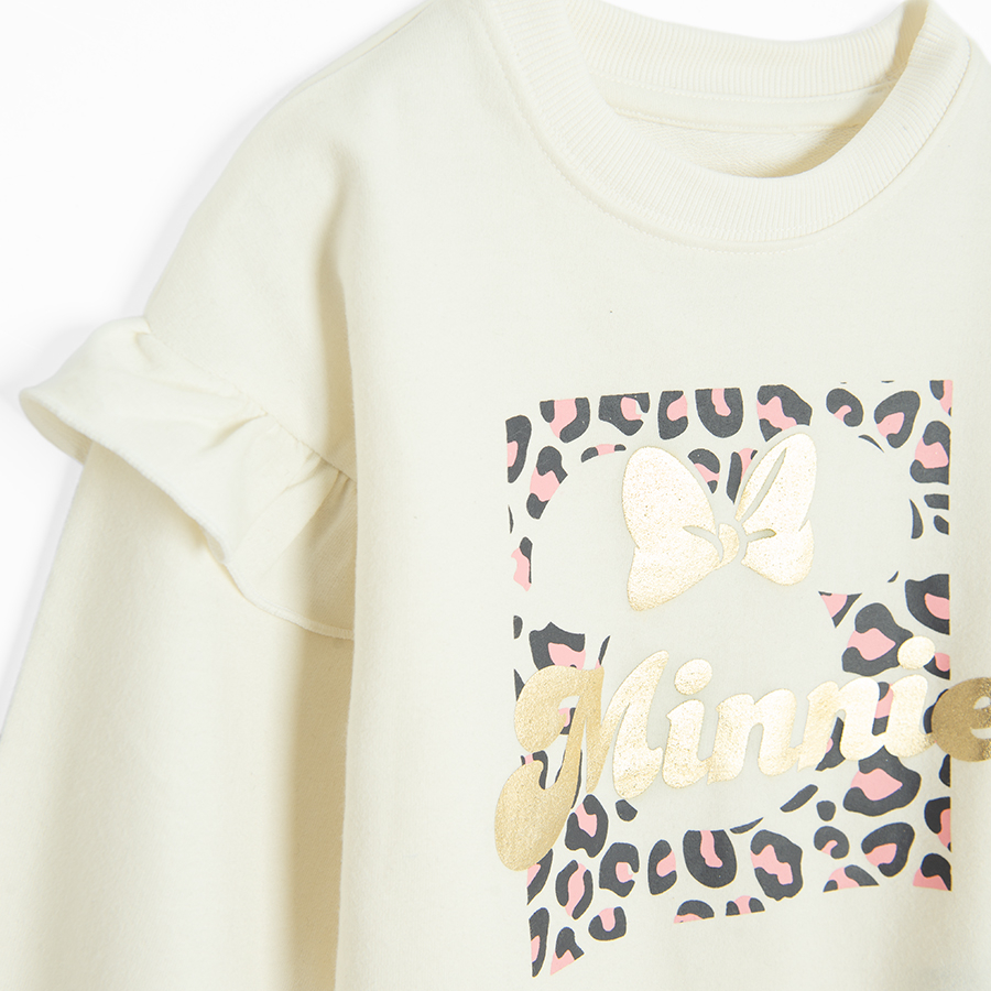 Minnie Mouse animal print sweatshirt