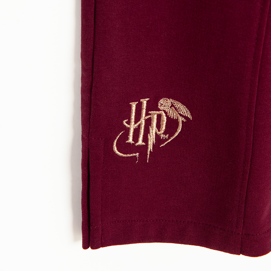 Harry Potter burgundy jogging pants