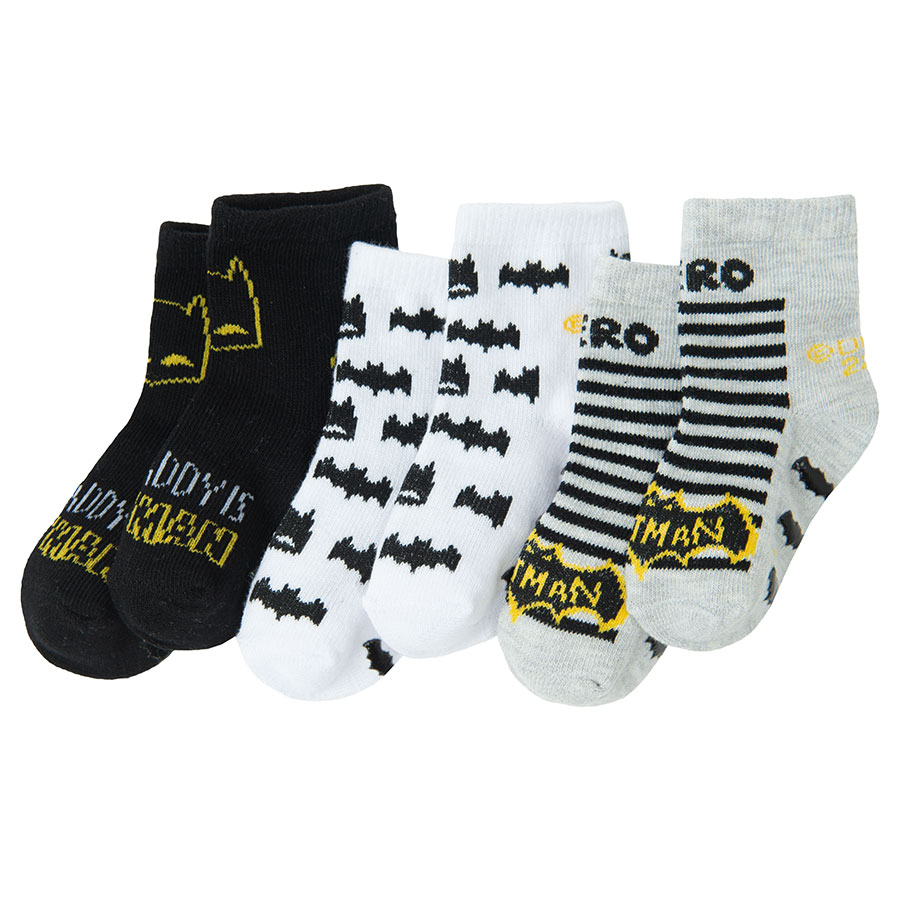 Batman socks- 3 pack