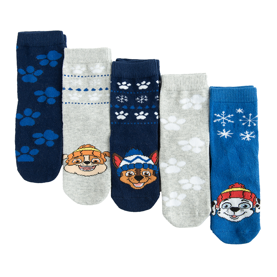 Paw Patril socks- 5 pack