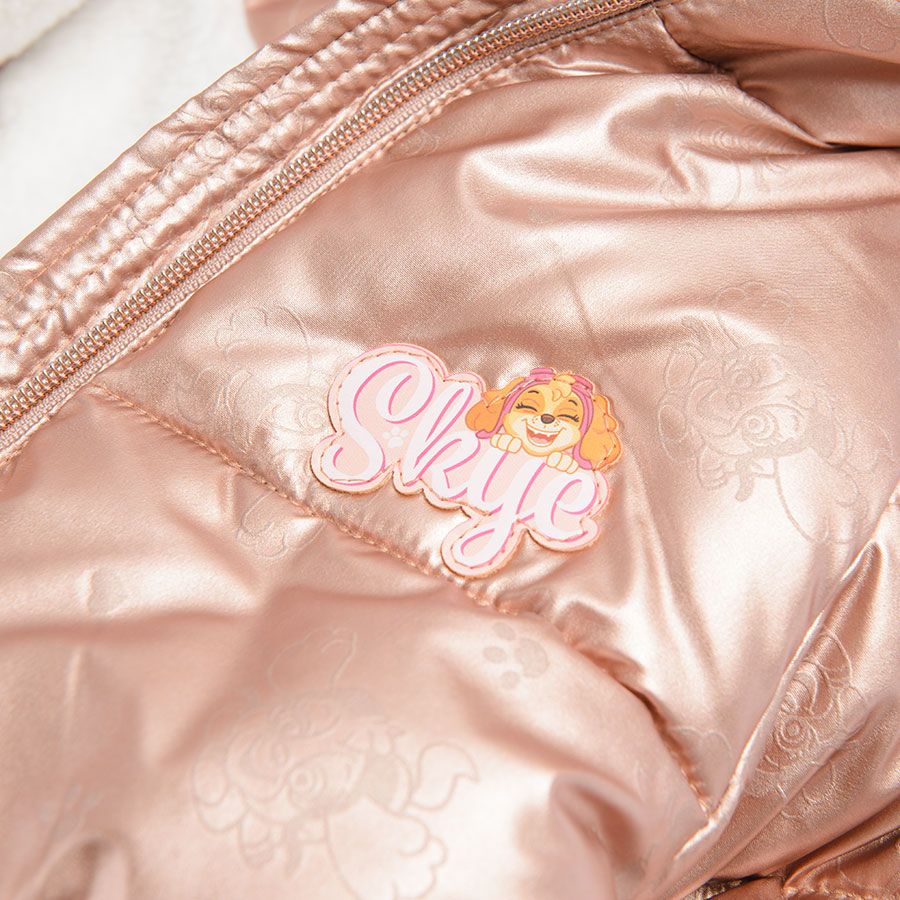 Metalic rose gold jacket