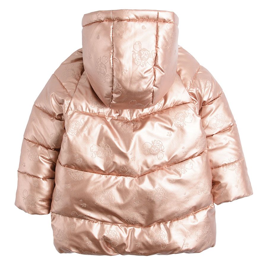 Metalic rose gold jacket