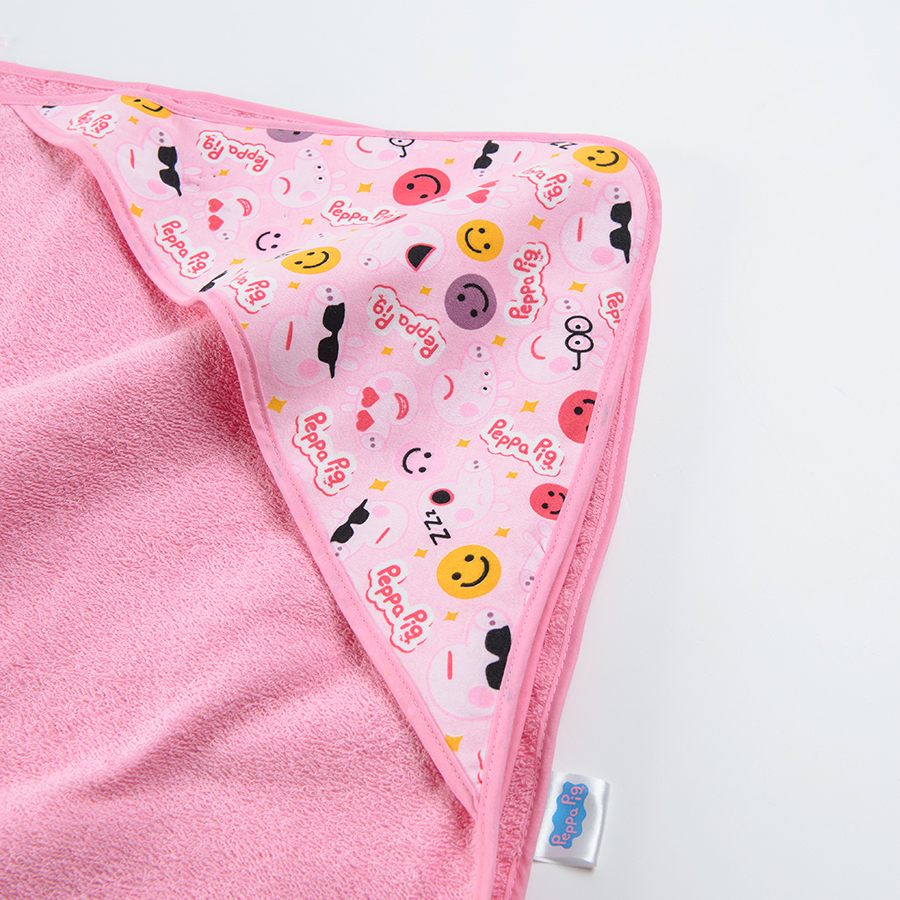 Peppa Pig blue hooded towel