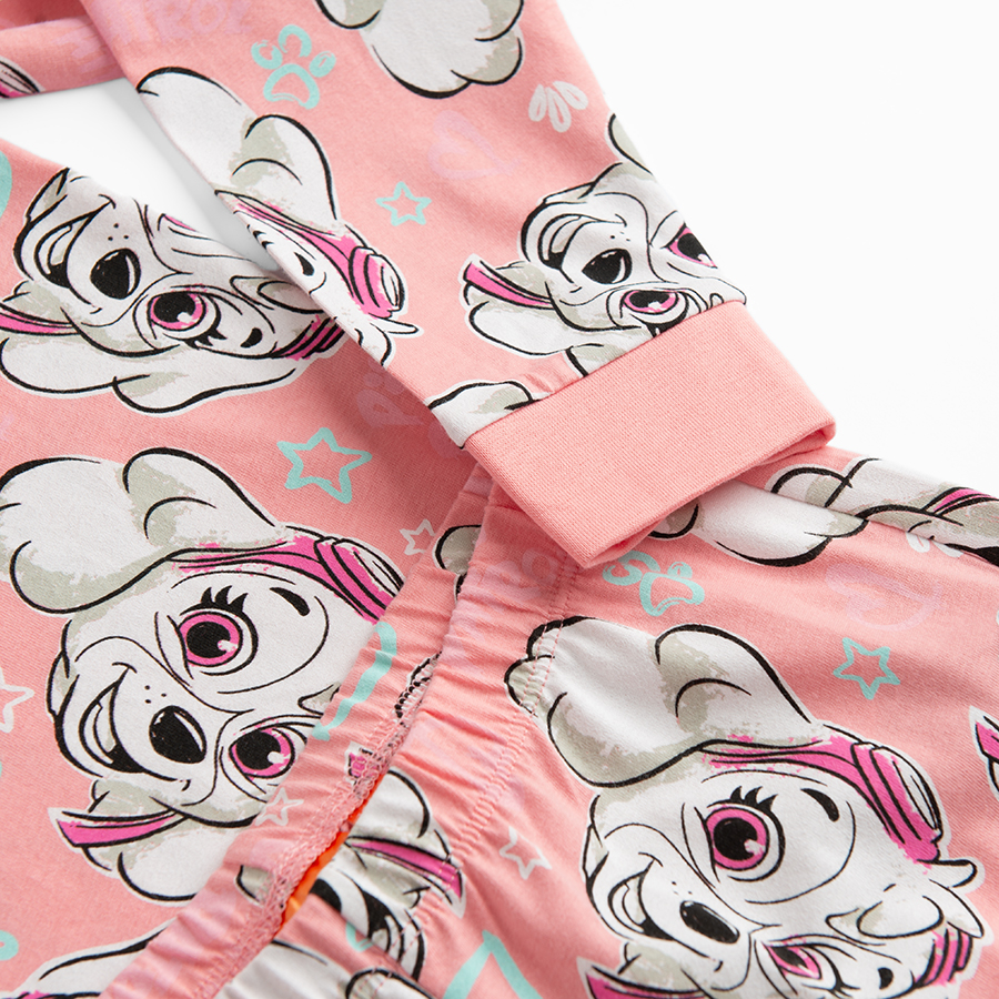 Paw Patrol pink long sleeve and pants pyjamas set- 2 pieces