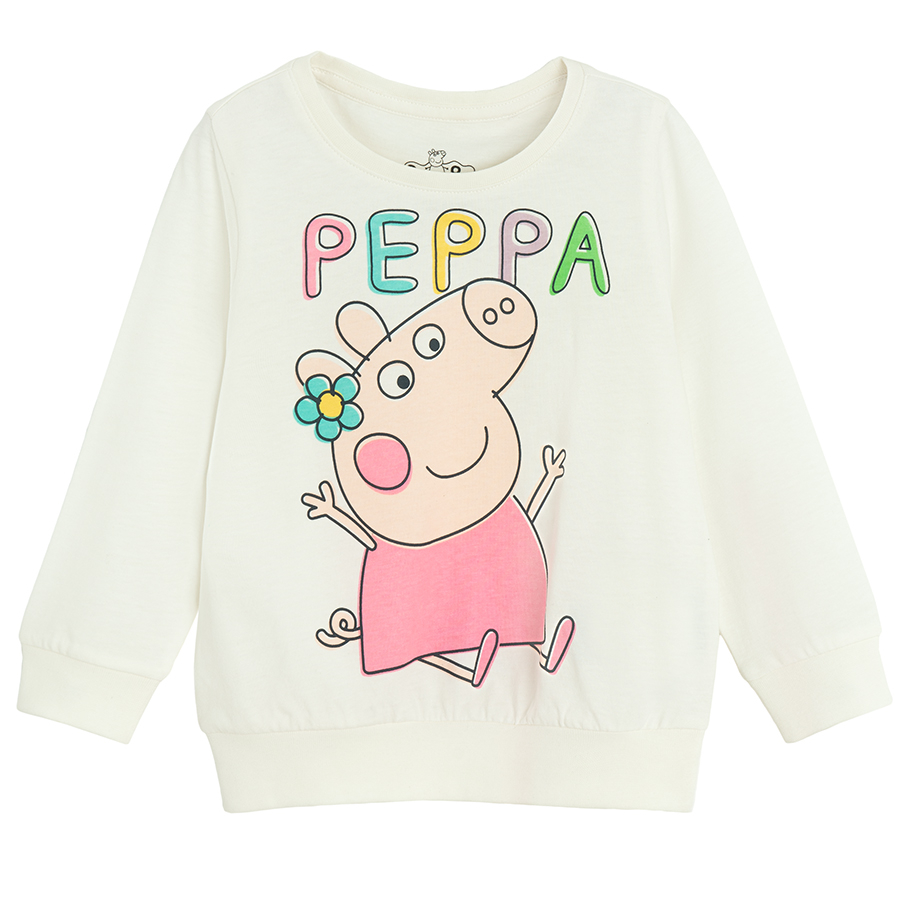 Peppa Pig pink long sleeve and pants pyjamas set- 2 pieces