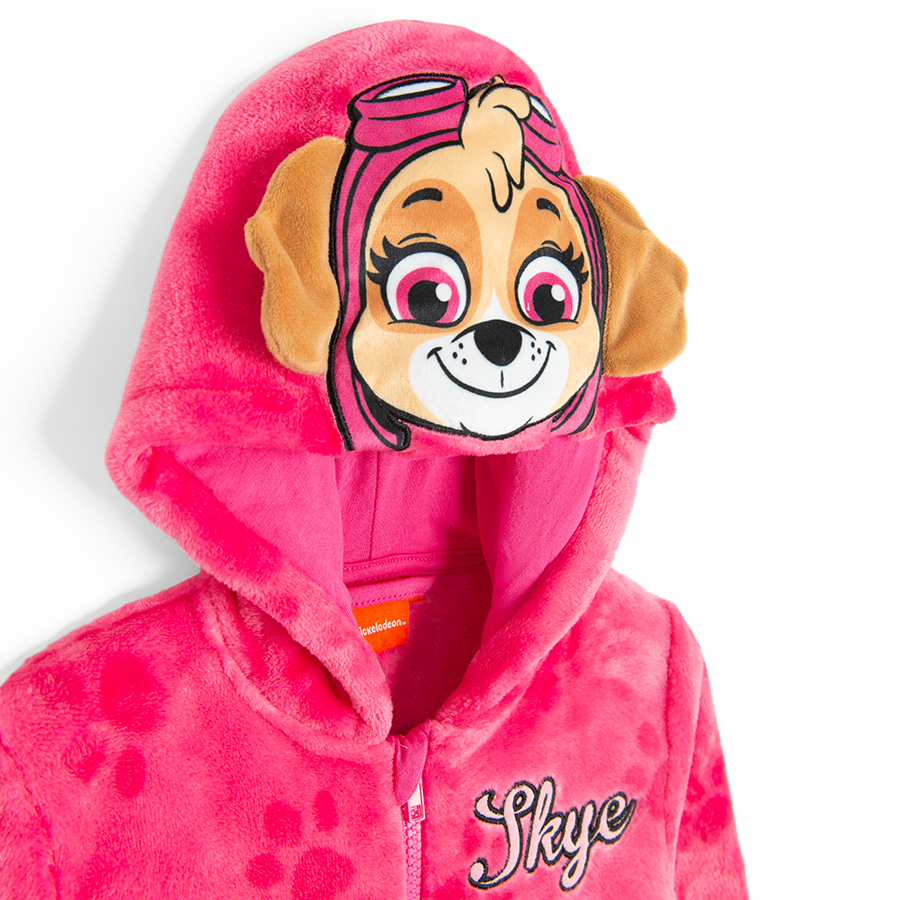 Paw Patrol Skye hooded night overall