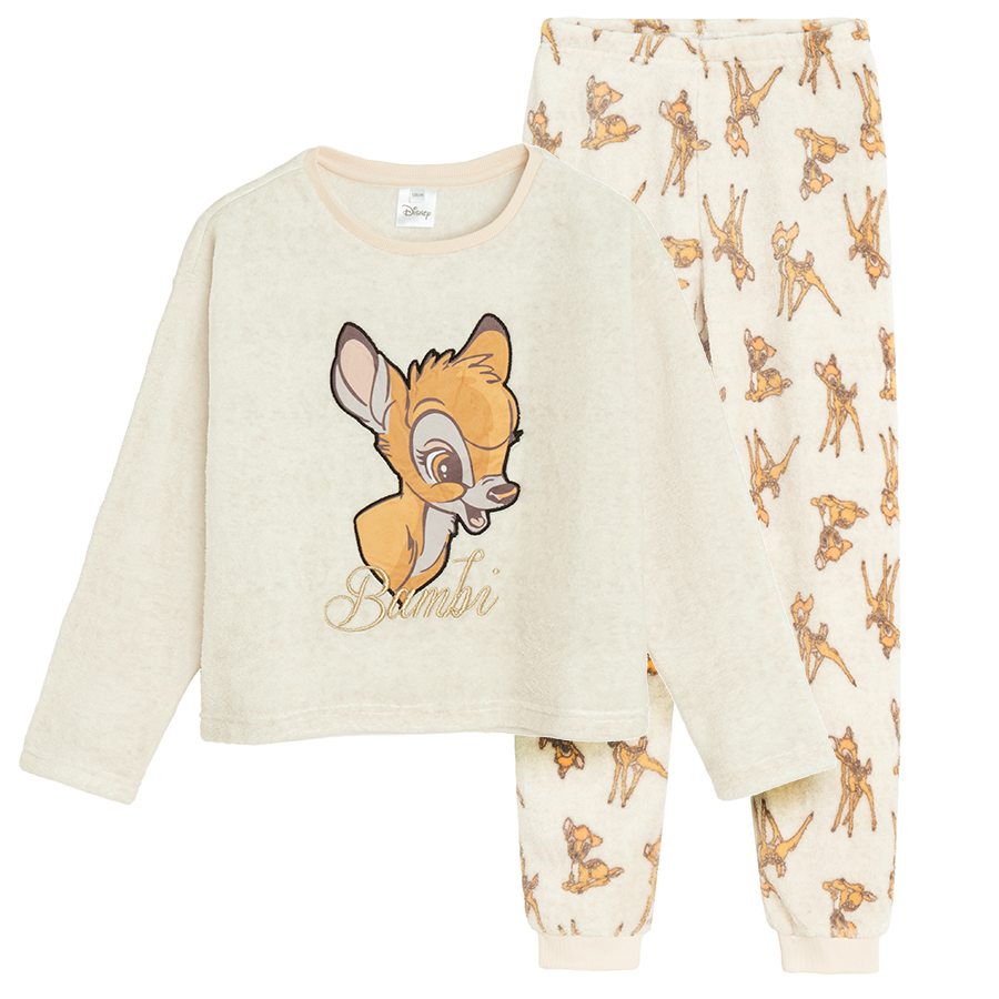 Bambi elephant long sleeve blouse and pants pyjamas