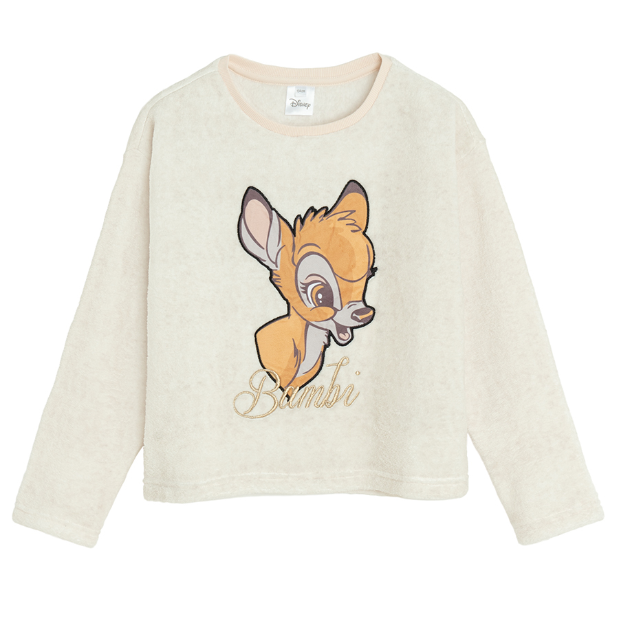 Bambi elephant long sleeve blouse and pants pyjamas