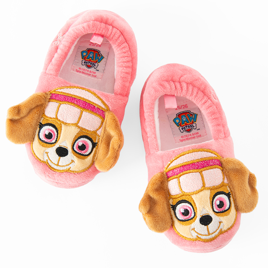 Paw Patrol pink slippers